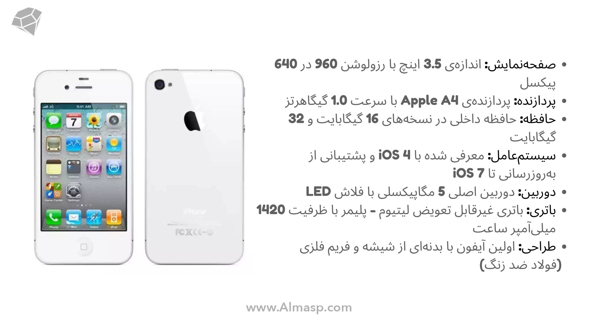 گوشی iphone 4