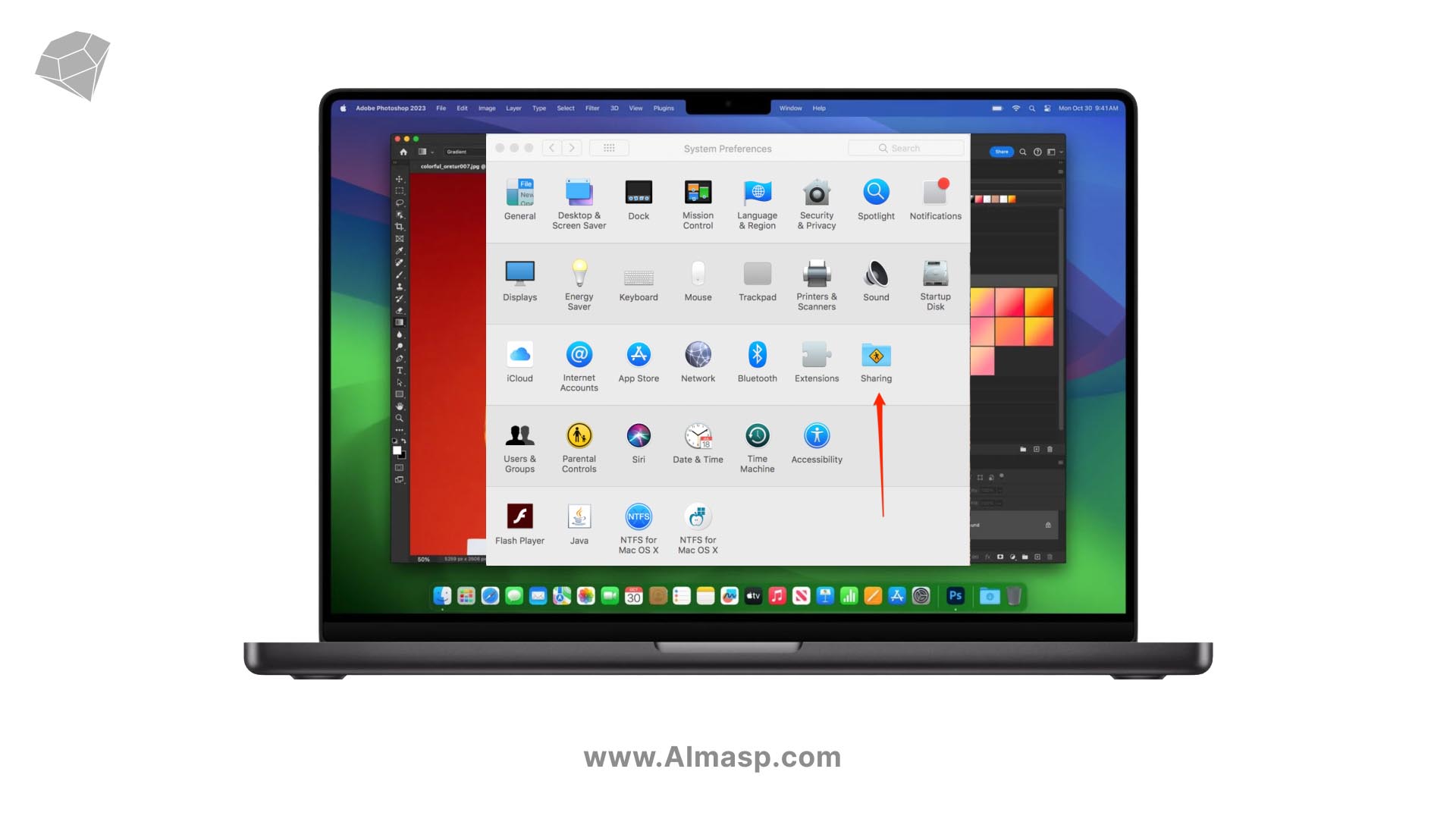 شبکه کردن دو مک بوک از طریق File Sharing