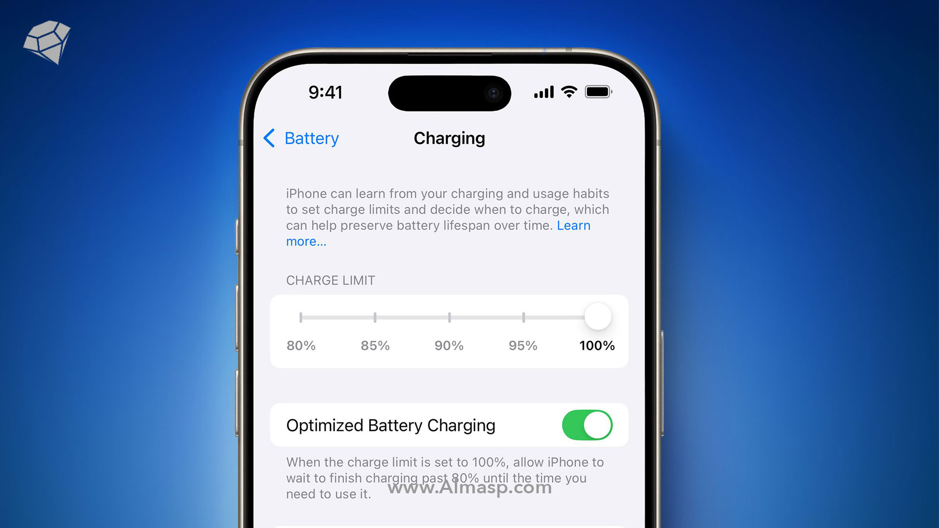 محدودکردن شارژ باتری در iOS 18 