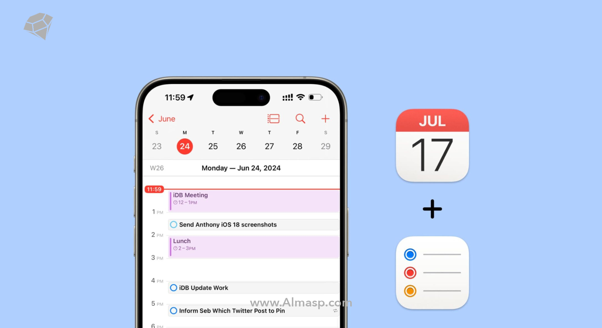 "Reminders" "Calendar"