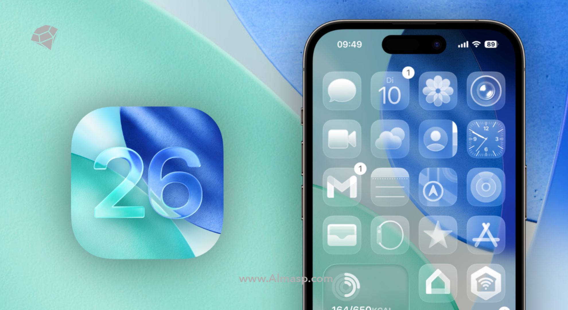 طراحی جدید در WWDC 2025 - liquid glass iphone